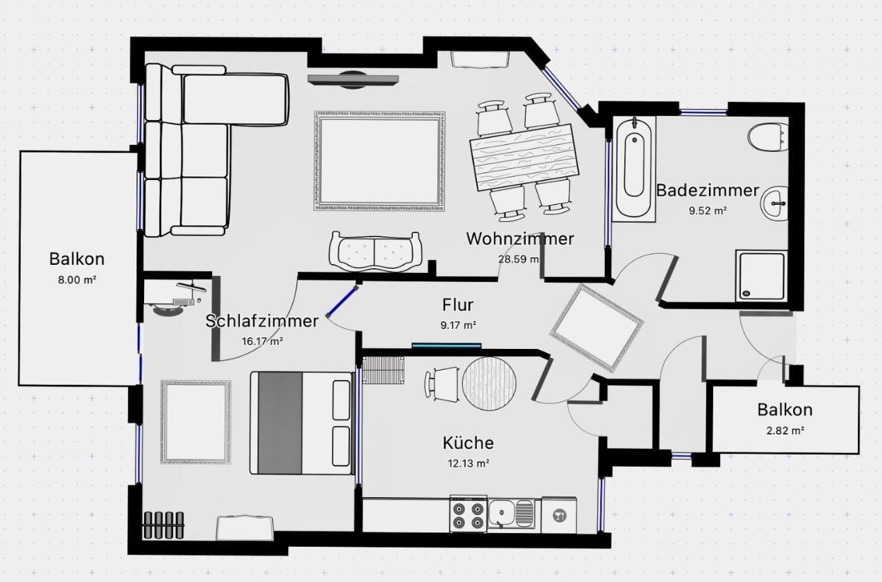Urban Apartment - Stilvoll & Im Herzen Der Stadt Бремергафен Екстер'єр фото
